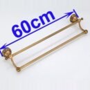 Brass Double Towel Rail for Bathroom