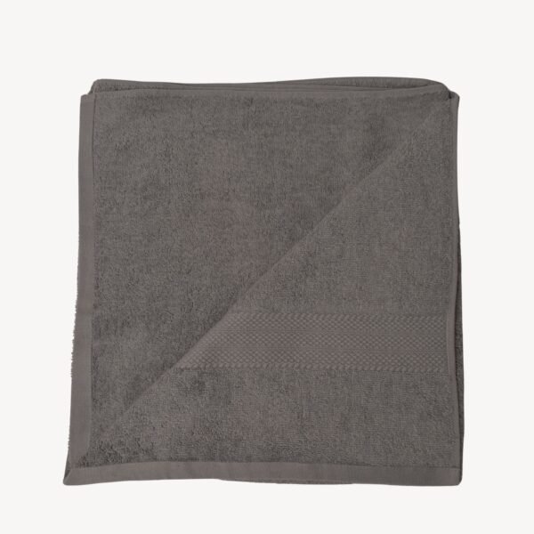Charcoal Dash Striped Hand Towel - Image 2