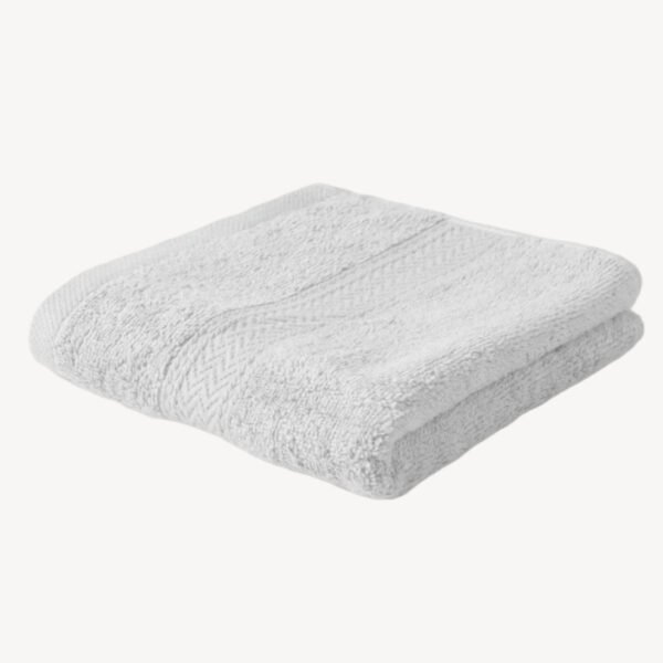 White Zigzag Hand Towel - Image 2